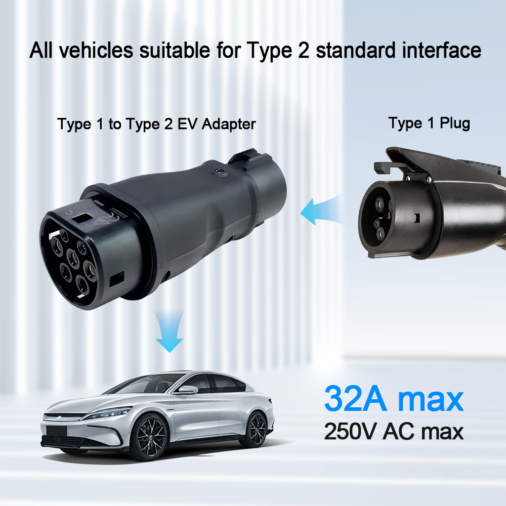 Kolanky Type1 to Type2 EV Char - Ev Charger Adapter recension och pris