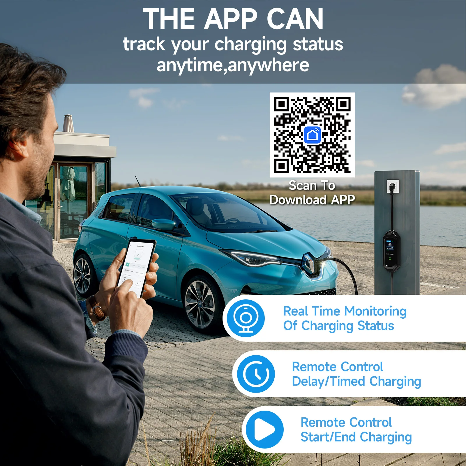 Puppyfc 16A/32A Portable EV Ch - Home Ev Charger recension och pris